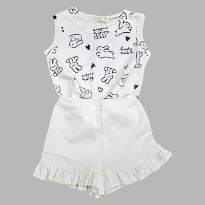 Комплект Lovely Rabbit Футболка и шорты Чуди Кидс 376125-11К молочный 01